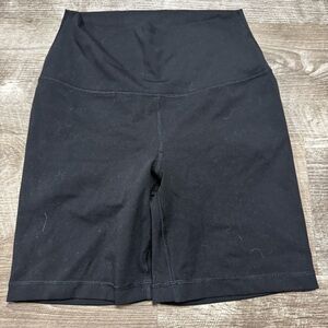 Yogalicious Lux Black Biker Shorts Size Medium